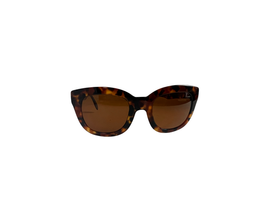 Emmanuelle Kahnh - Lunettes de soleil Vintage marron écailles - Acétate - Made in France