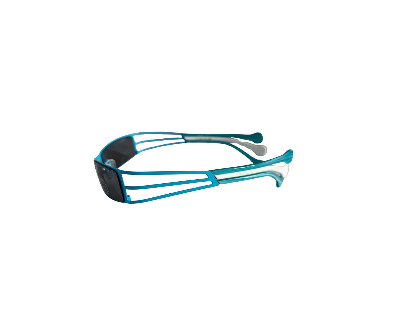 BOZ Lunettes de soleil de collection bleues et blanches - JF REY - INSECKT - Made in France
