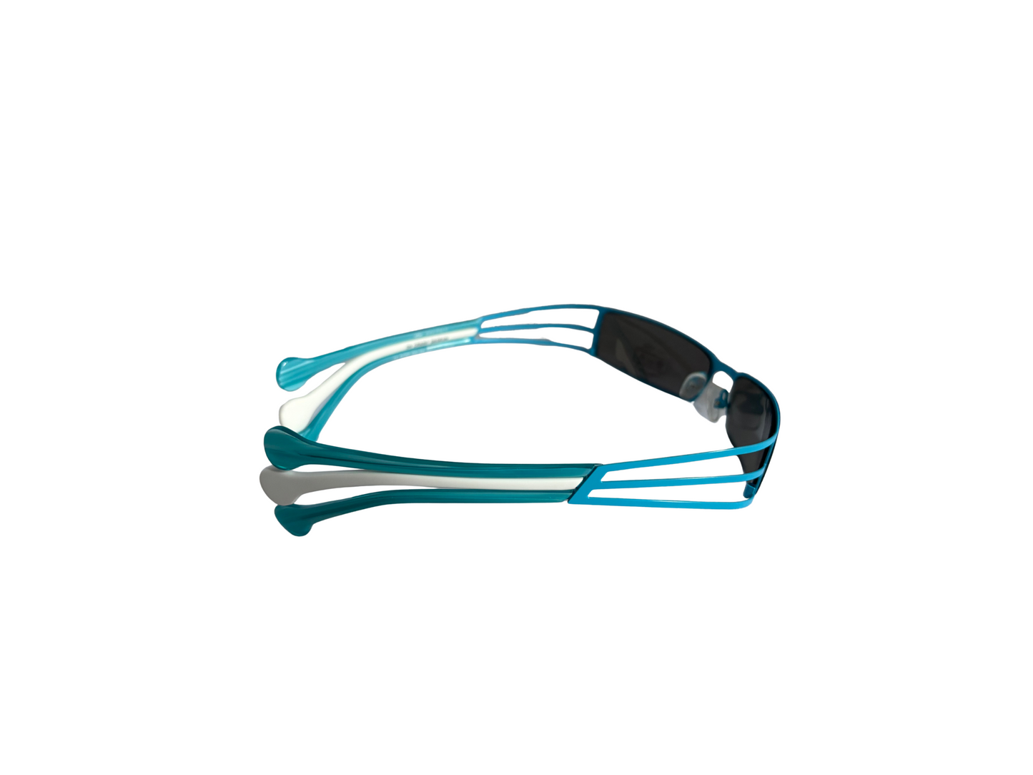 BOZ Lunettes de soleil de collection bleues et blanches - JF REY - INSECKT - Made in France