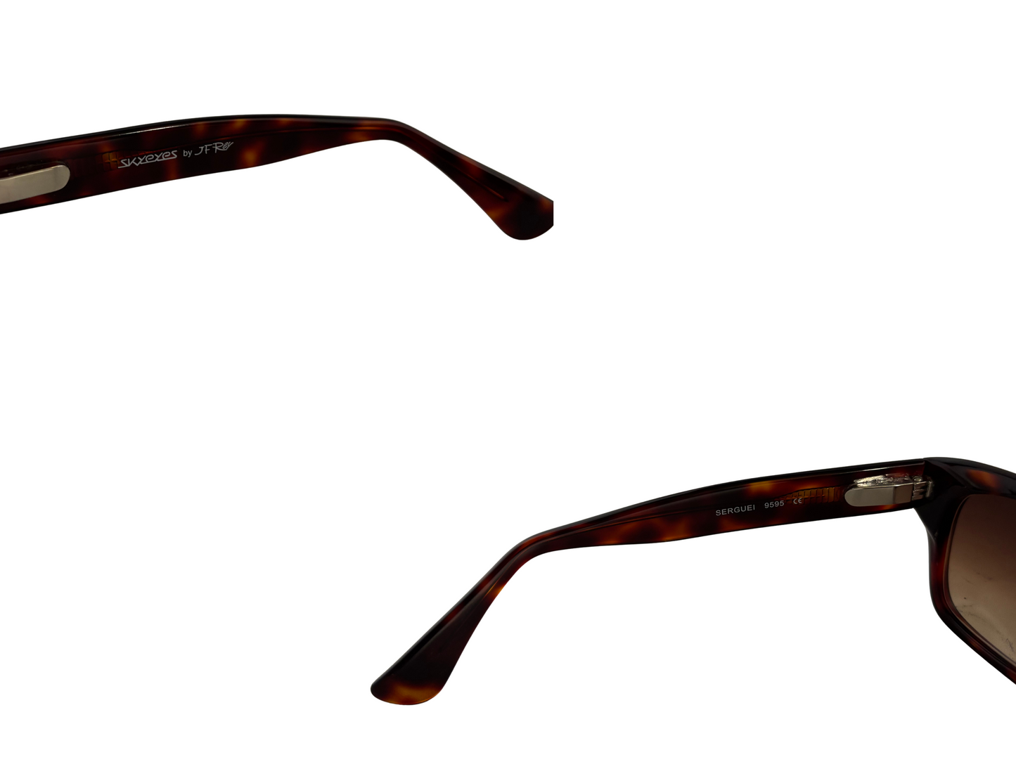 Sky Eyes by JF Rey - Modèle SERGUEI - Lunettes de soleil marrons vintage - Made in France