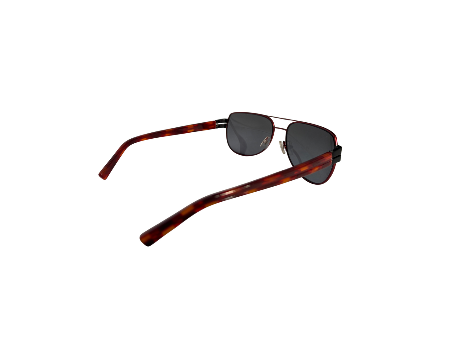 JF Rey Lunettes de soleil Vintage rouges en Acétate et métal - Made in France