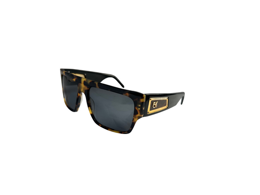 Emmanuelle Kahnh - Lunettes de soleil Vintage Homme - Acétate - Made in France
