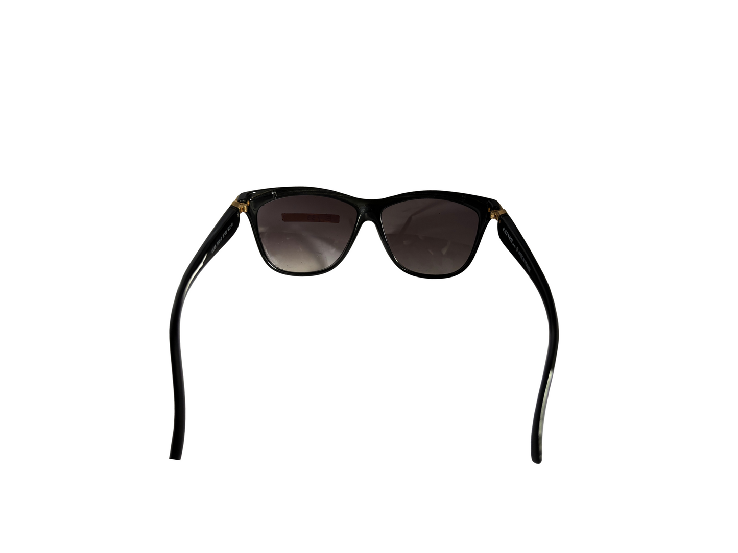 Carven - Lunettes de soleil Vintage Made in France - Noir et doré - modèle LILAS
