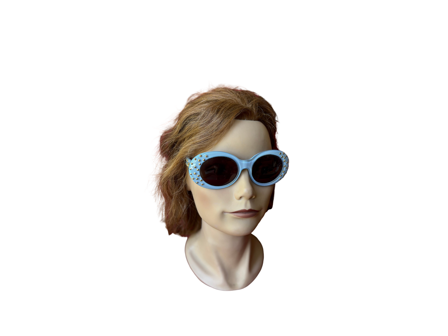 Emmanuelle Khanh - Lunettes de soleil Vintage bleue clair - Modèle 6000 555 220
