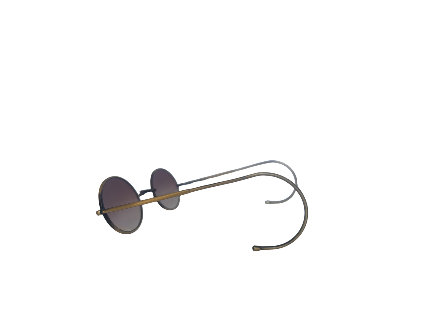 Vintage round sunglasses - Metal - Made in France