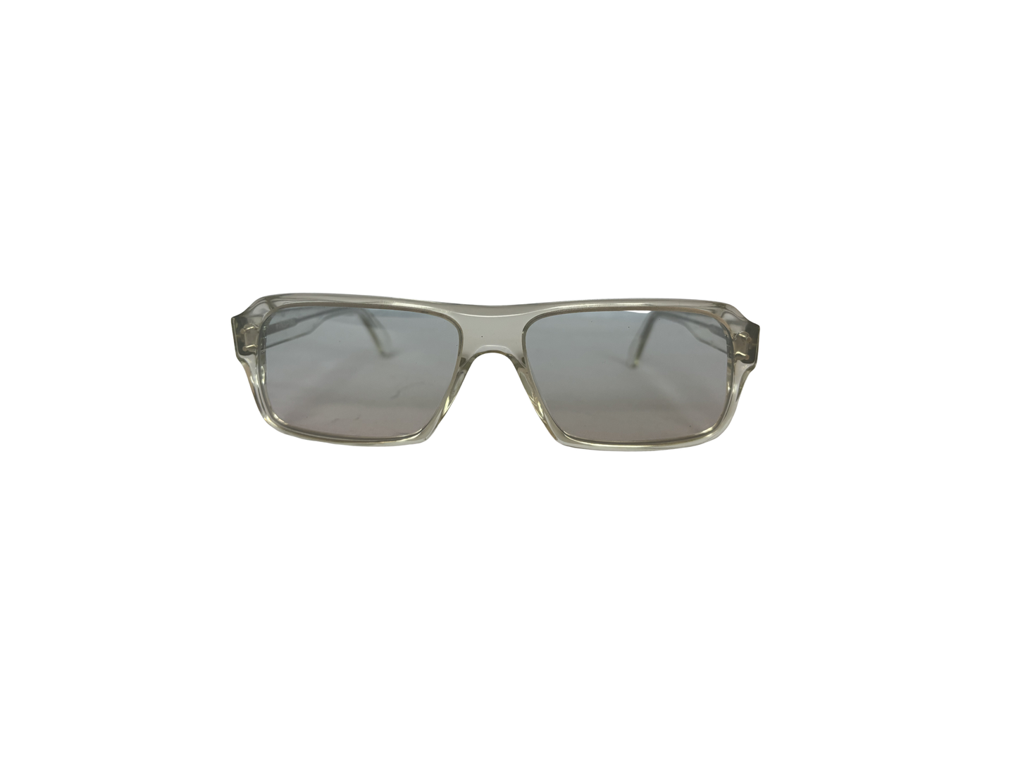 Inspira - Arthur - Lunettes de soleil vintage - oversize carré gris translucide - Made in France