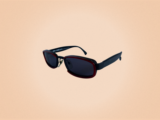 Alain Mikli - Lunettes de soleil rouge et noir Vintage - Modèle 3234 COL 01123 - Fait main en France