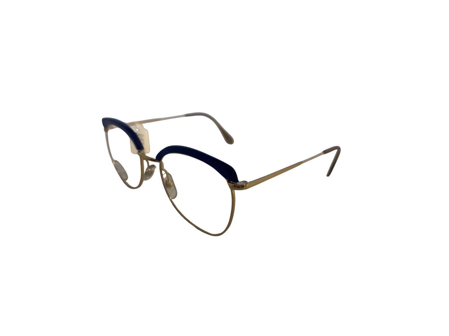 JEAN LAFONT Vintage Blue & Gold Eyeglasses – Model 6/7 516 – Made in France