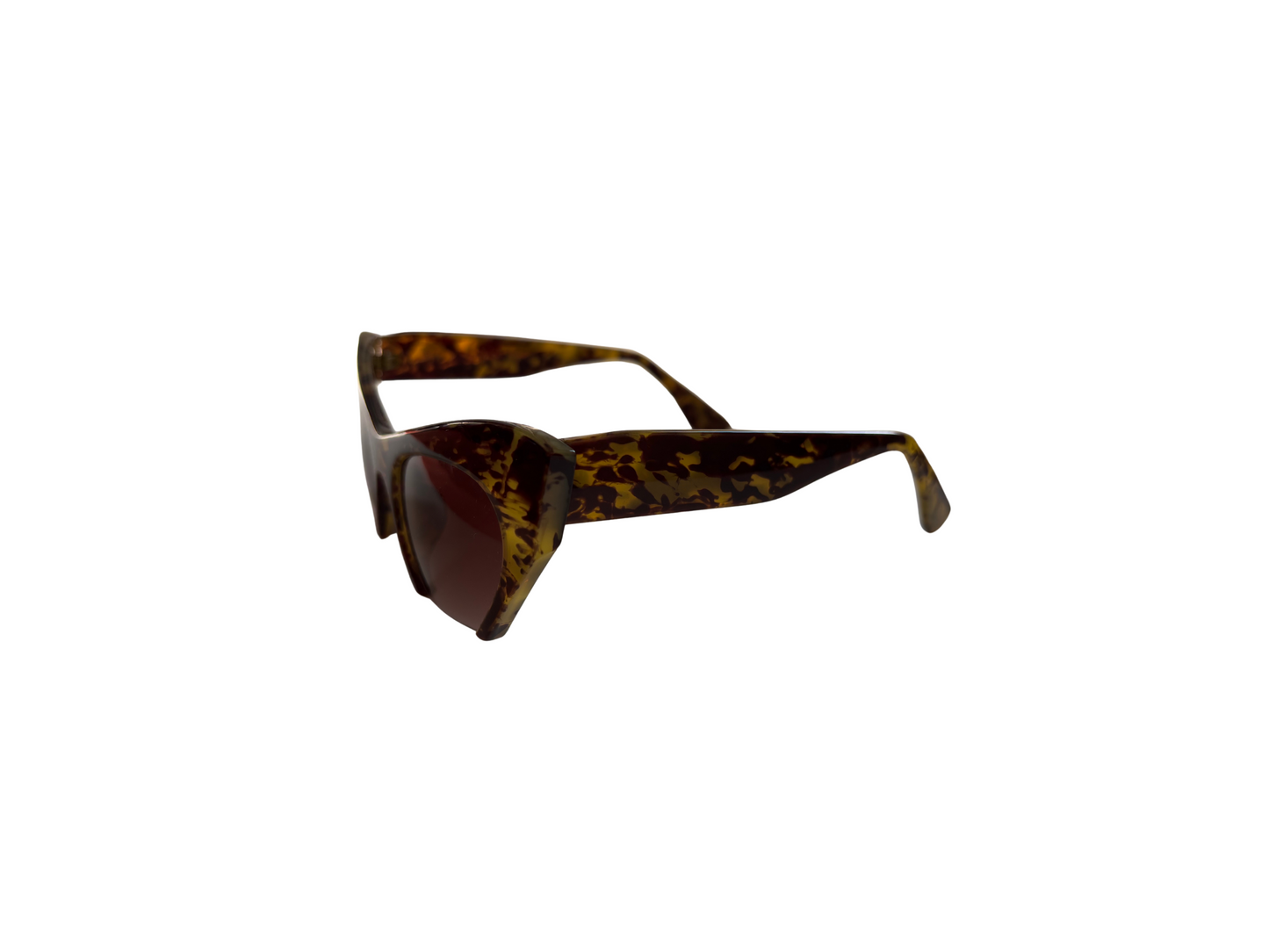 Lunettes de soleil Vintage sans marque - Effet Papillon - Stylée - Style Mikli
