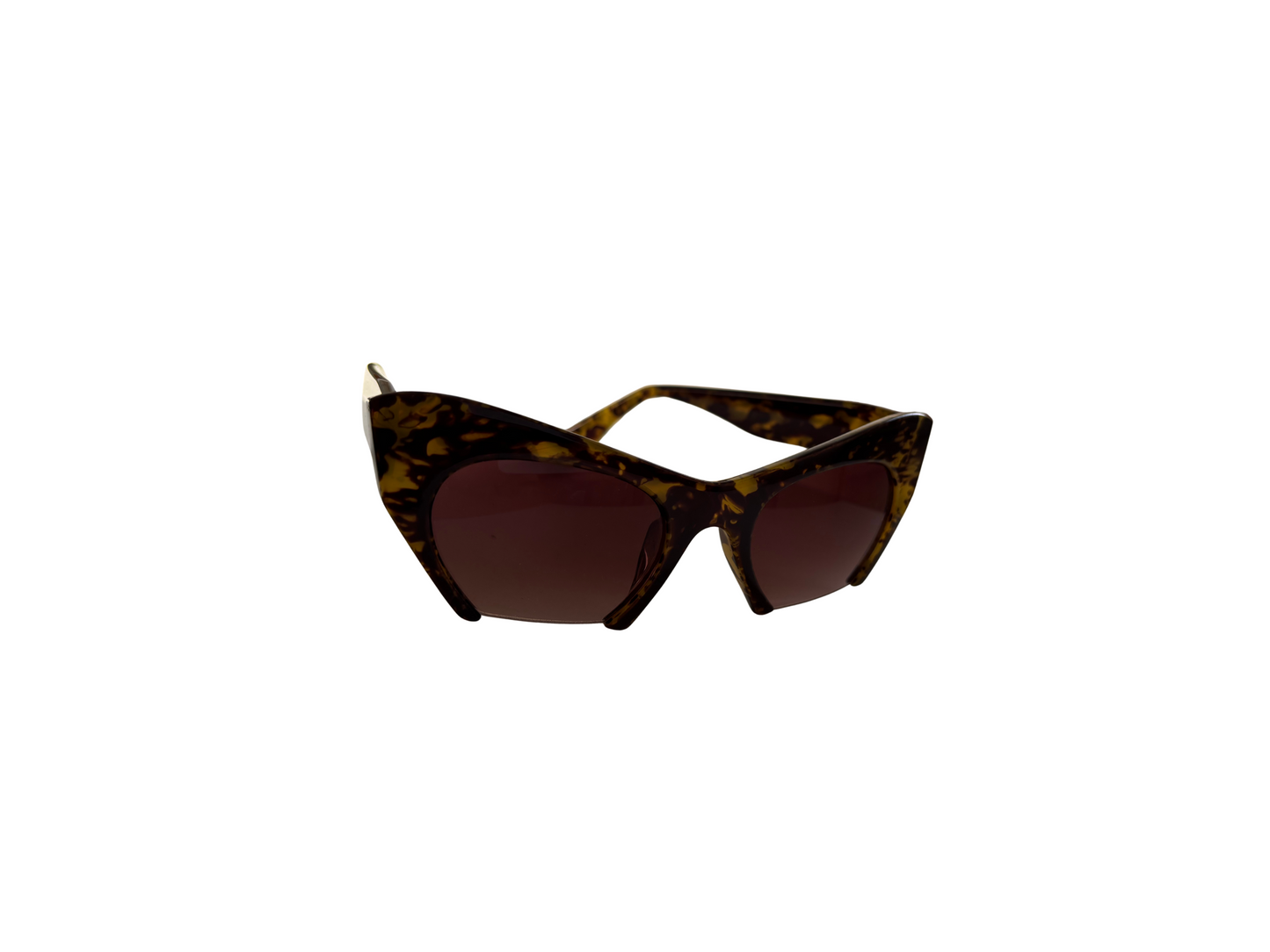Lunettes de soleil Vintage sans marque - Effet Papillon - Stylée - Style Mikli