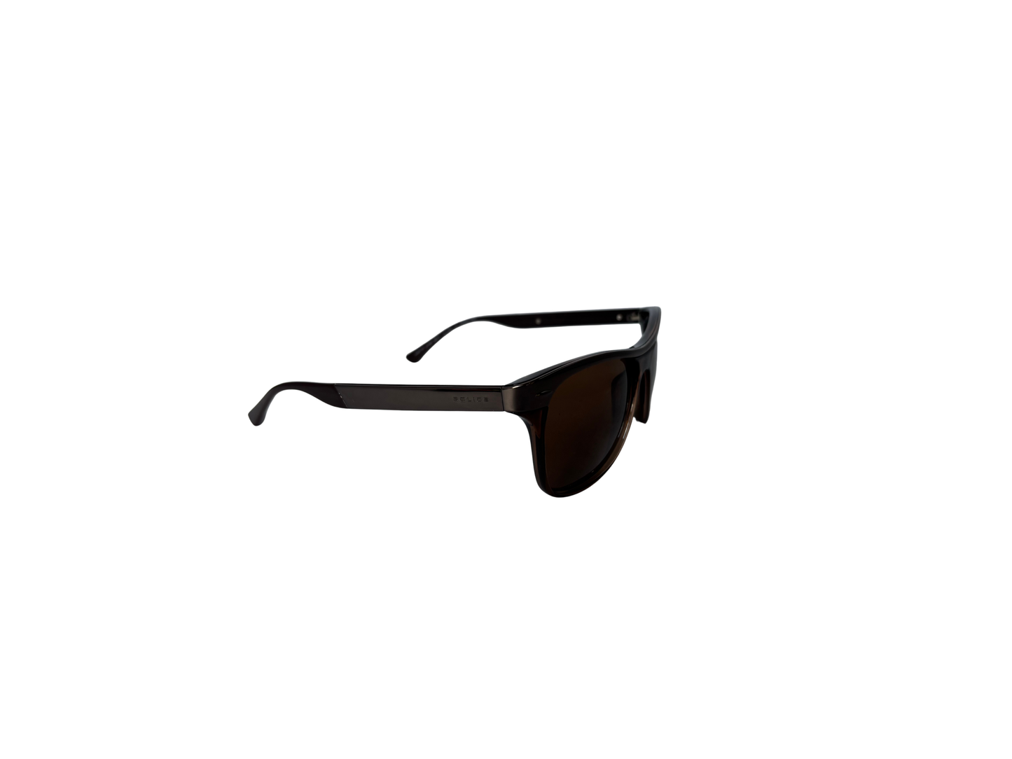 Police Warrior S1797 - Iced Brown Polarized Lenses - Made in Italy