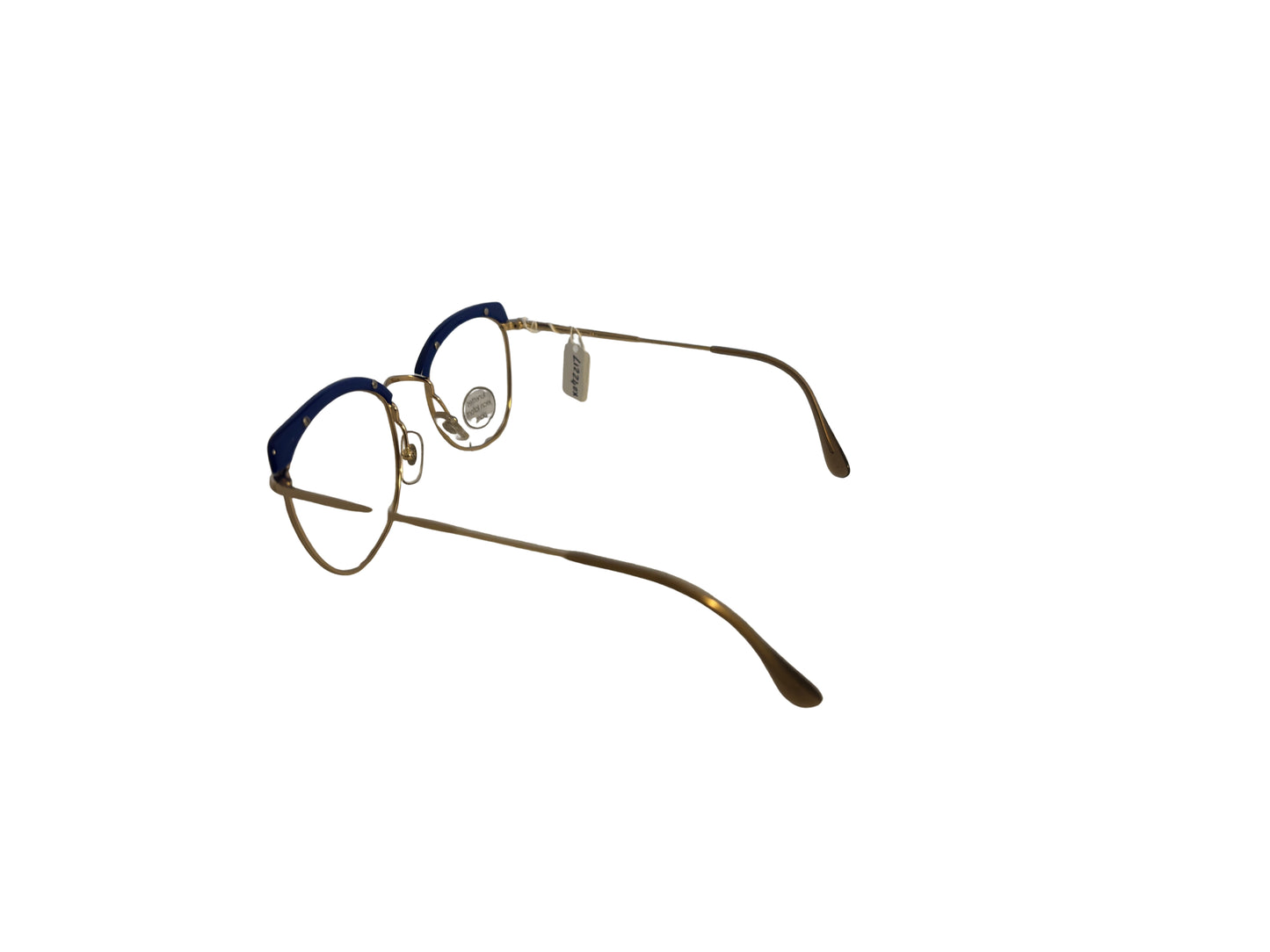JEAN LAFONT Vintage Blue & Gold Eyeglasses – Model 6/7 516 – Made in France