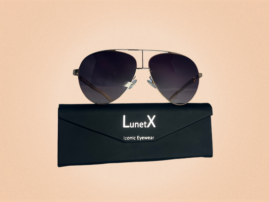 Lunettes de Soleil Balmain Paris – Modèle BL 2103 C03 – Blanc & Doré – Fabriquées en France