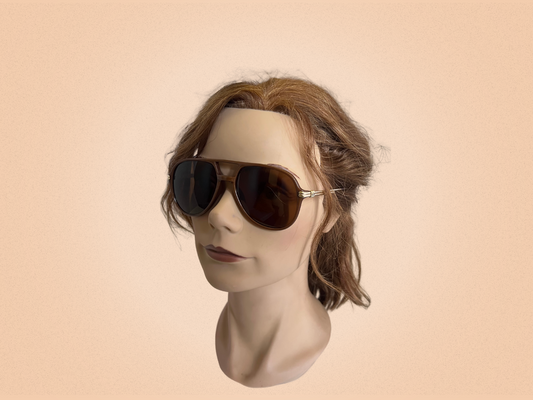 Christian Dior Monsieur - Lunettes de soleil Vintage Marron glacé - Modèle 2301 - Fait en Autriche