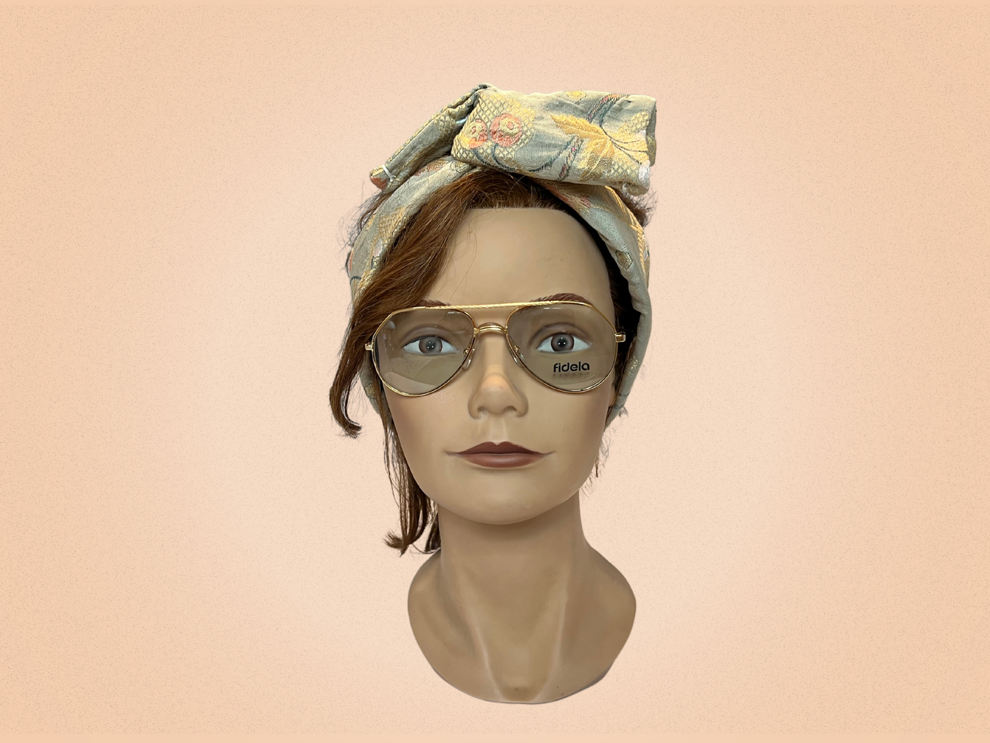 Lunettes Vintage Fidela Regent | Verres Photochromiques | Monture Aviator Dorée | Double Charnières | Style Rétro Années 1980