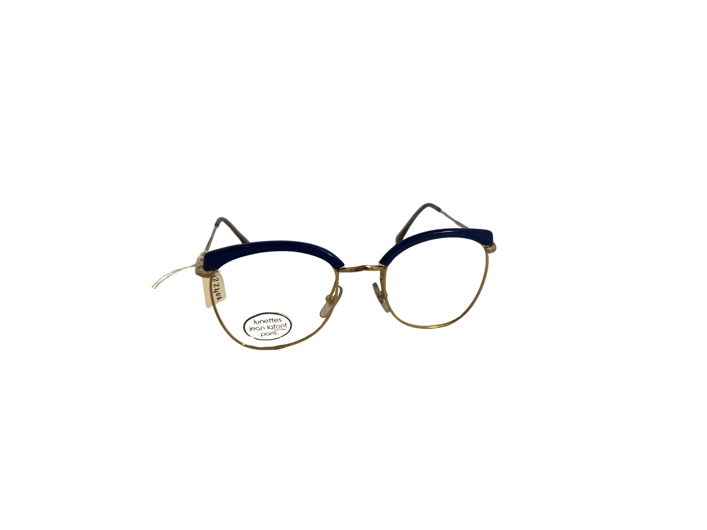 JEAN LAFONT Vintage Blue & Gold Eyeglasses – Model 6/7 516 – Made in France