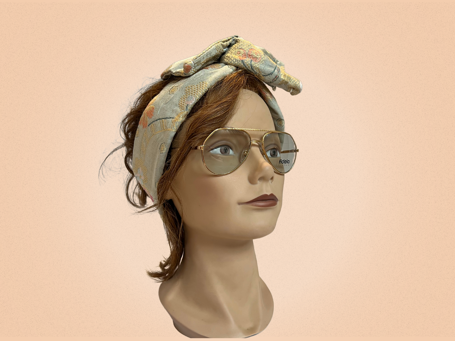 Lunettes Vintage Fidela Regent | Verres Photochromiques | Monture Aviator Dorée | Double Charnières | Style Rétro Années 1980