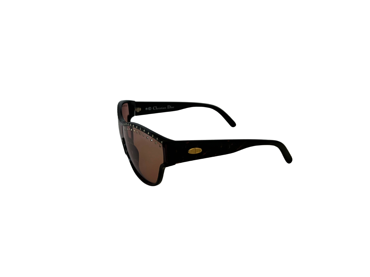 Christian Dior - Lunettes de soleil vintage - Modèle 2438 80 - Ornement Strass - Made in Germany