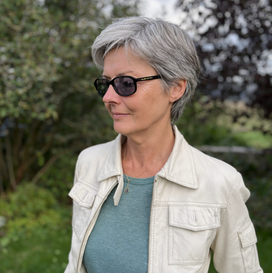 AGNES B. - Driver - Lunettes de soleil vintage noir - Made in France