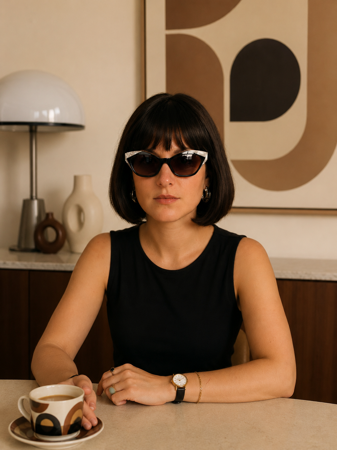 Alain Mikli – Lunettes de soleil vintage – Modèle "Monette" – Un hommage au glamour des années 60
