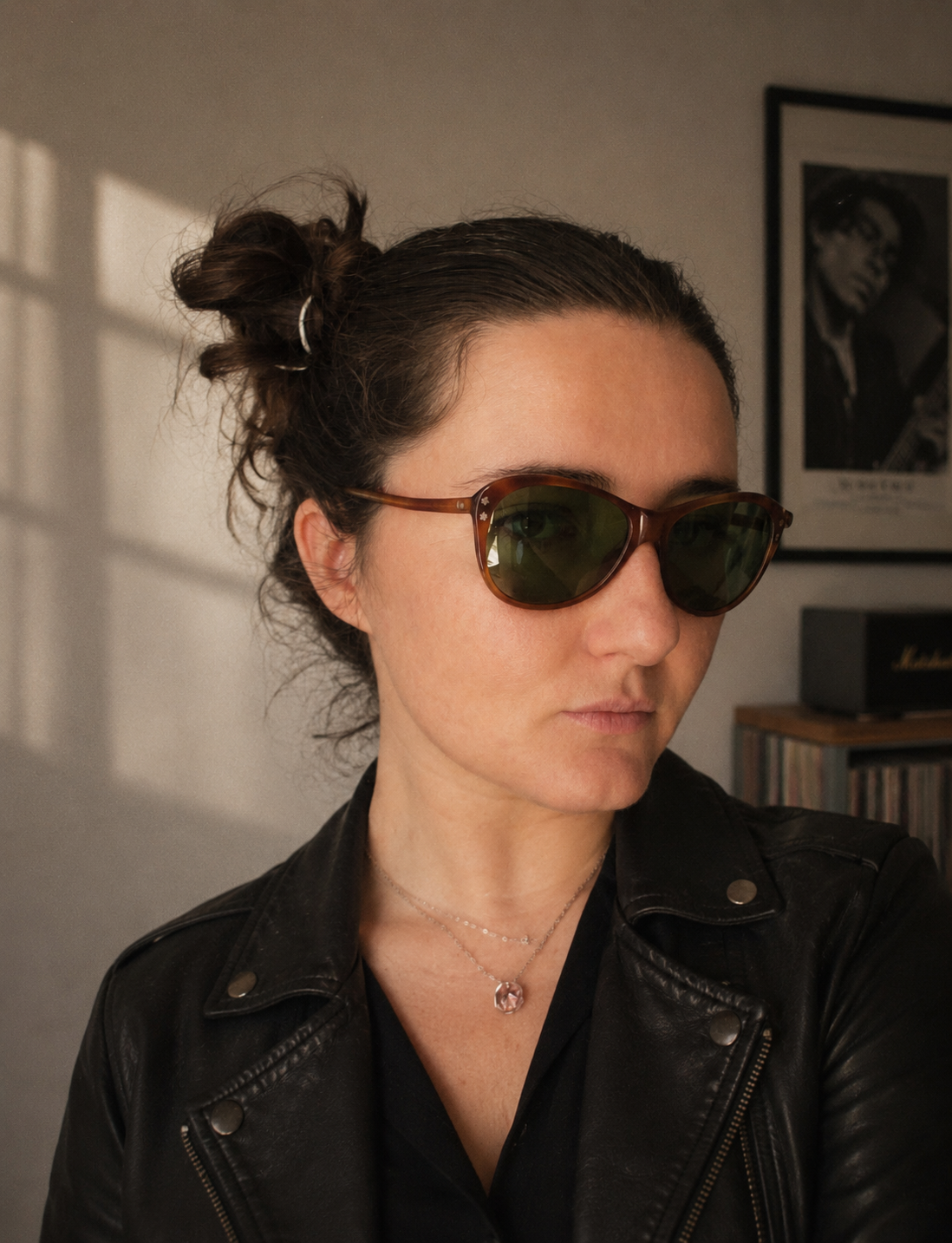 Lunettes de soleil vintage - années 60 - verres minéraux