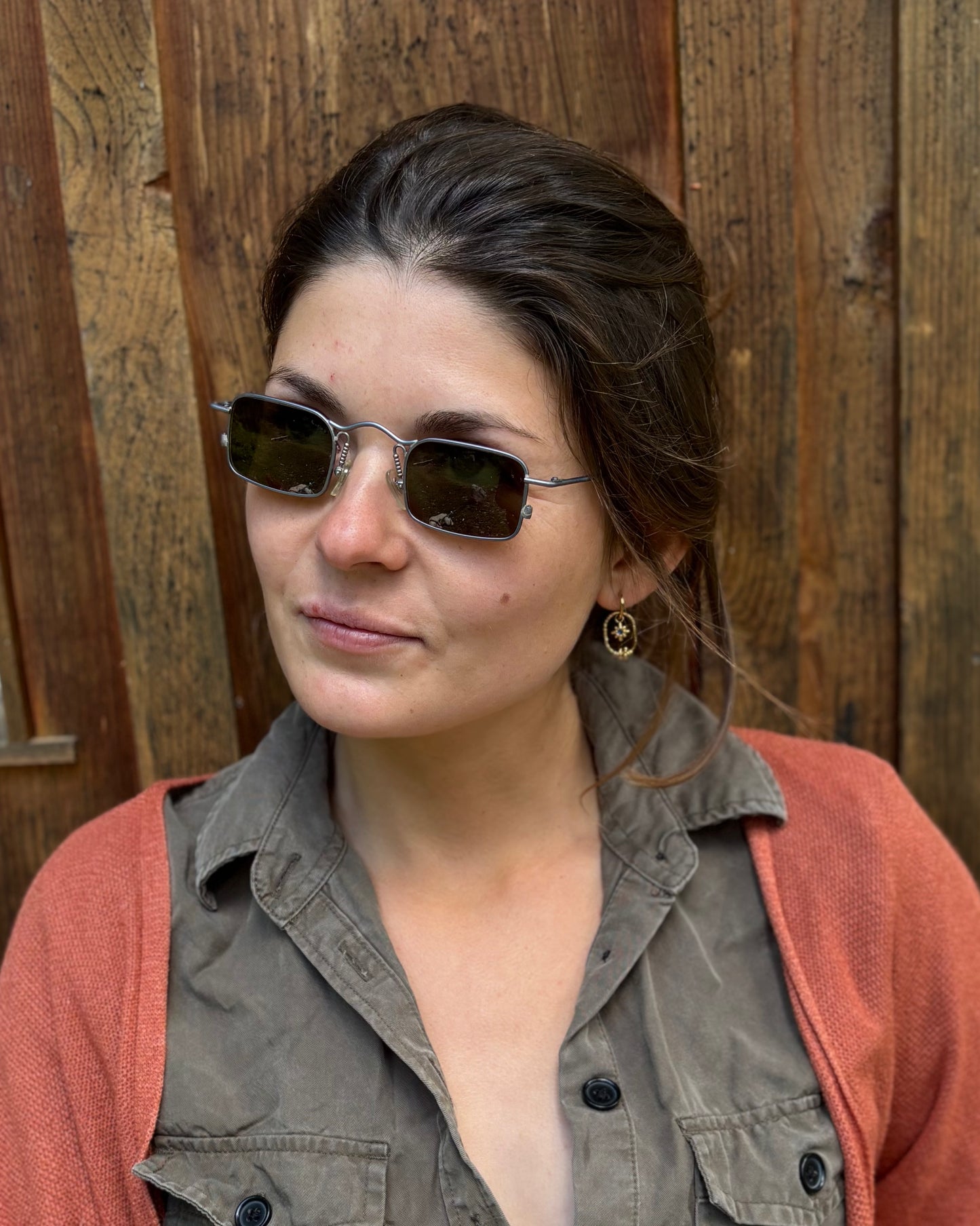 Interlude - Lunettes de soleil Vintage en métal - Modèle 84023 S - 22 KGP - Made in France