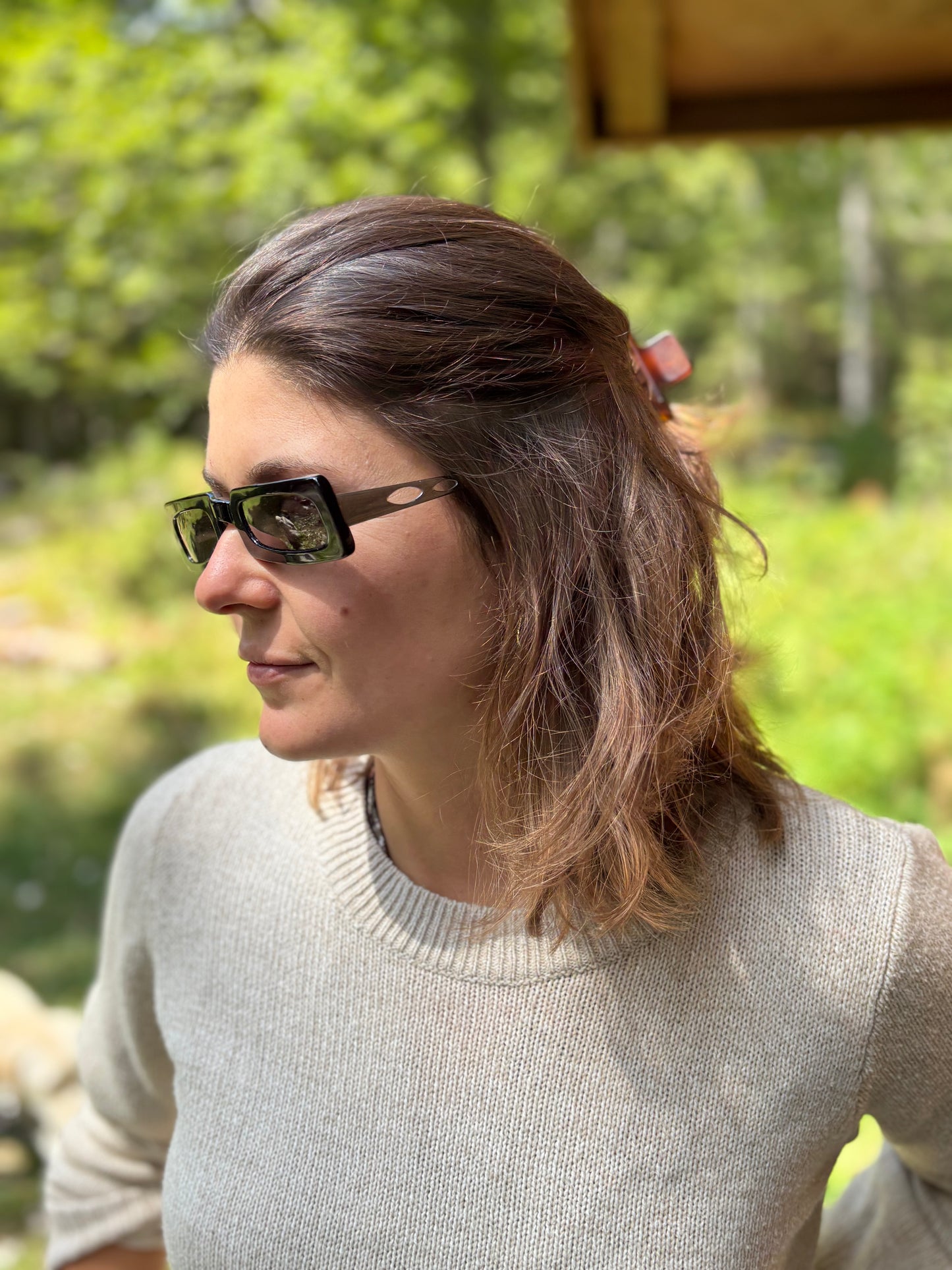 BOZ – Lunettes de soleil vintage "Cybernet" – Acétate noir – Fabriquées en France 🇫🇷 à la main