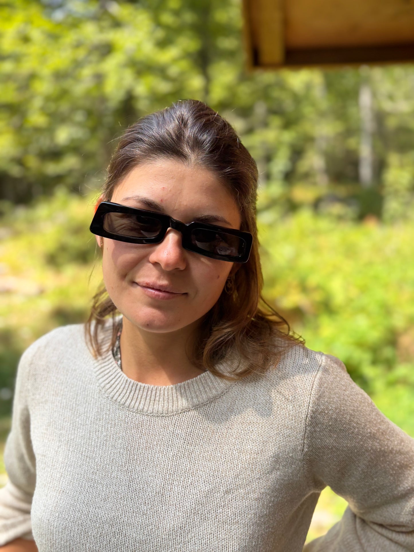 BOZ – Lunettes de soleil vintage "Cybernet" – Acétate noir – Fabriquées en France 🇫🇷 à la main