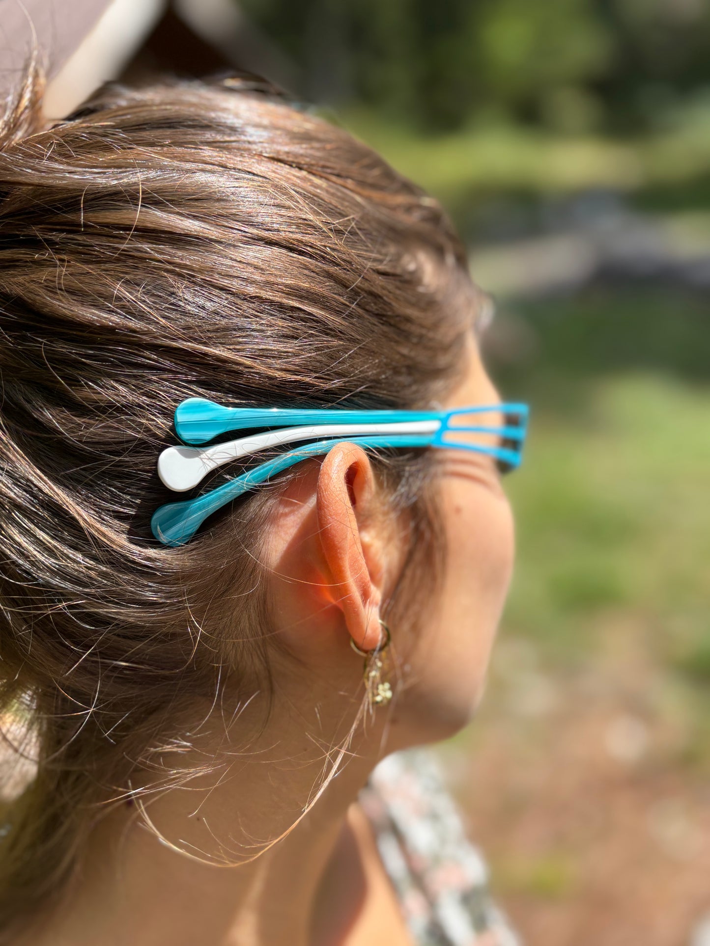BOZ Lunettes de soleil de collection bleues et blanches - JF REY - INSECKT - Made in France