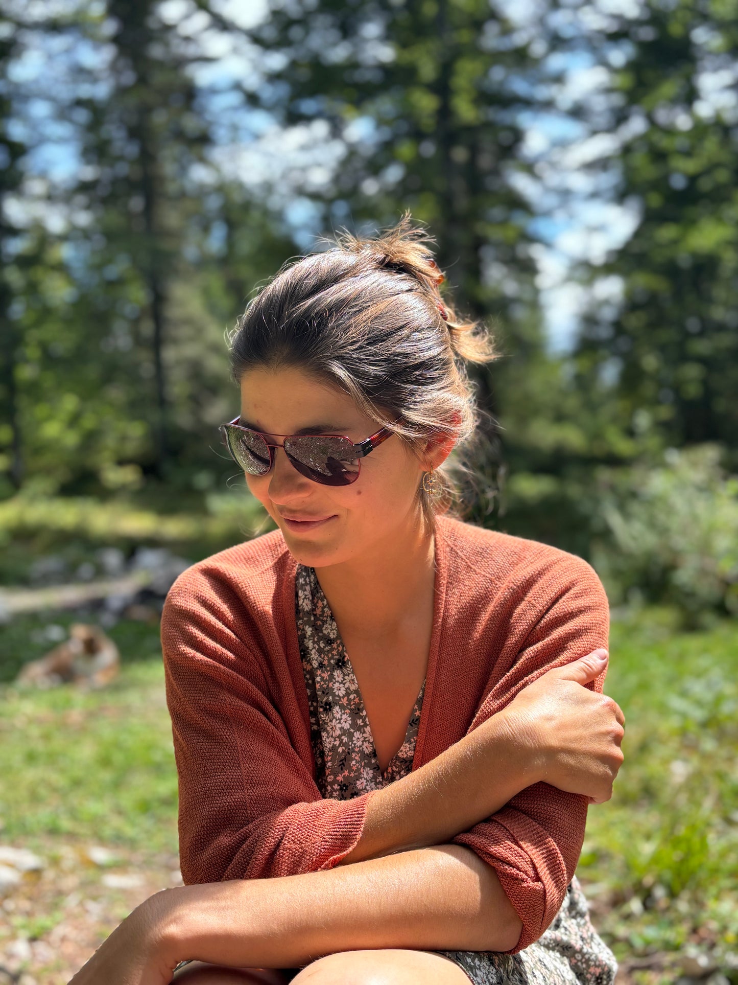 JF Rey Lunettes de soleil Vintage rouges en Acétate et métal - Made in France