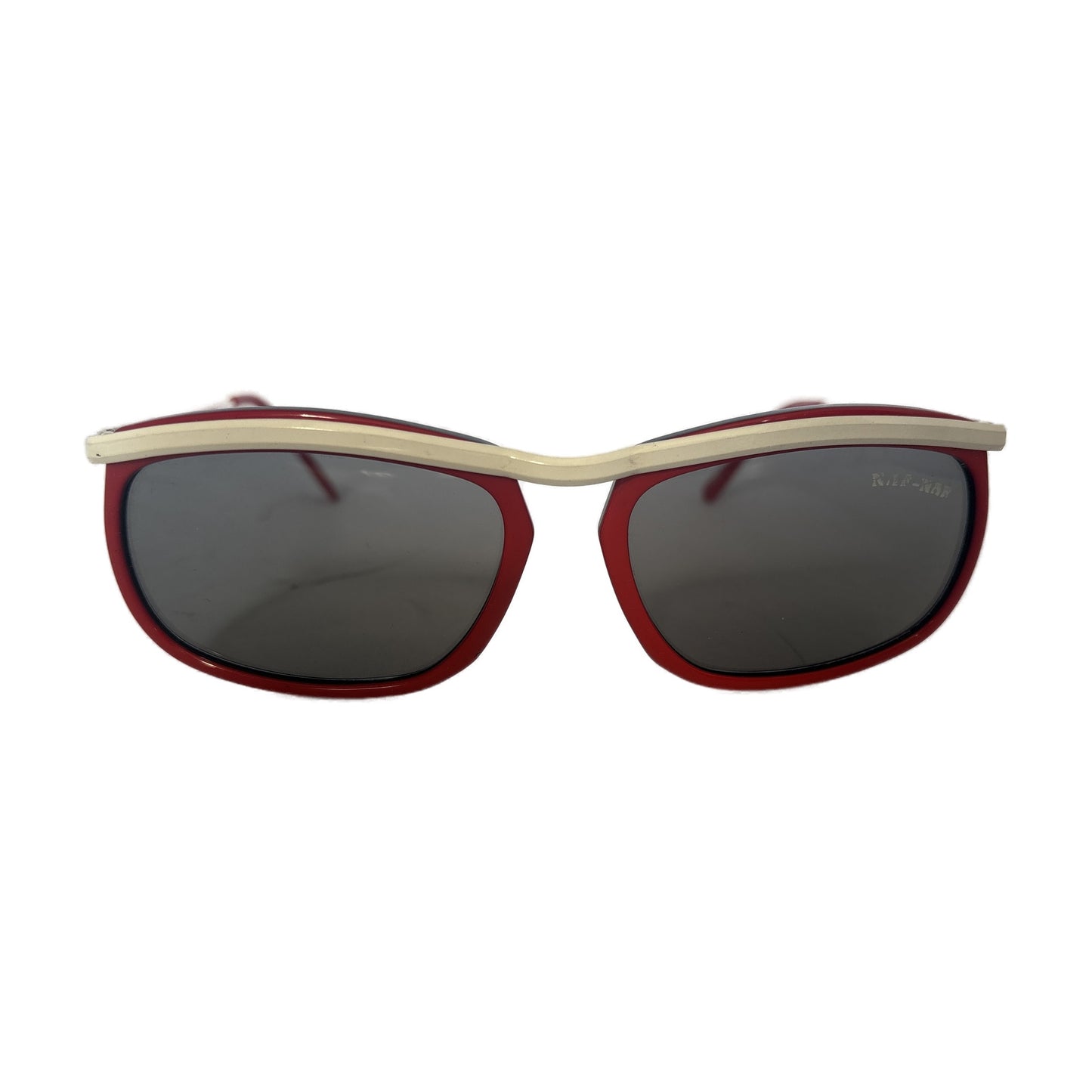 Naf-Naf - Lunettes de soleil Vintage rouge – "J'TEVE" réf. N.N.S. 54 / 109